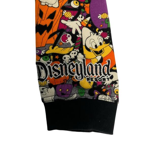 Disney Parks 2022 Youth Halloween Mickey and Friends Full Zip Hoodie Size M - Picture 3 of 10